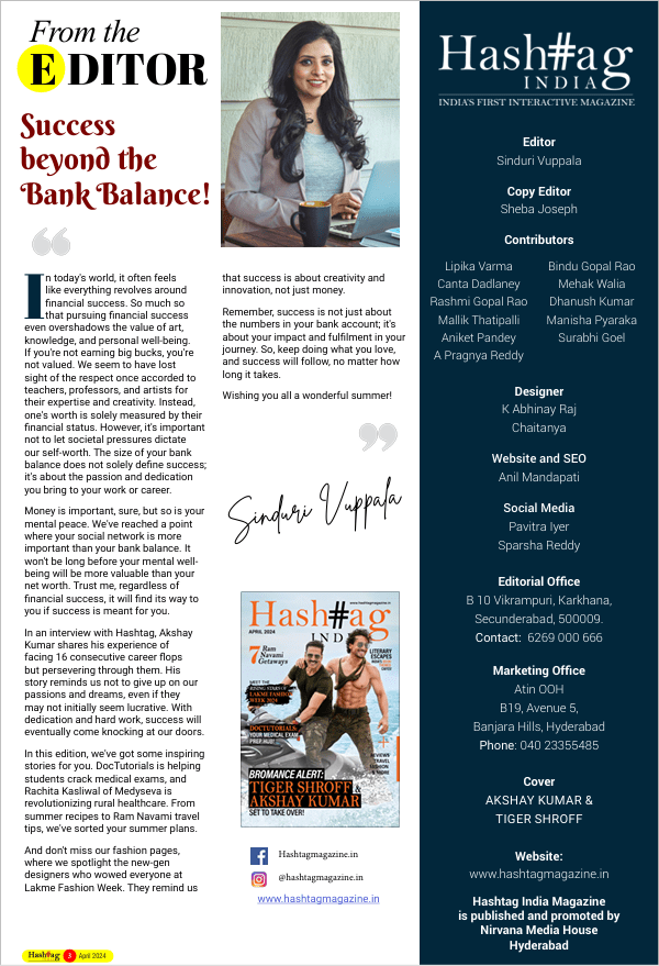 Hashtag magazine April issue 2024
